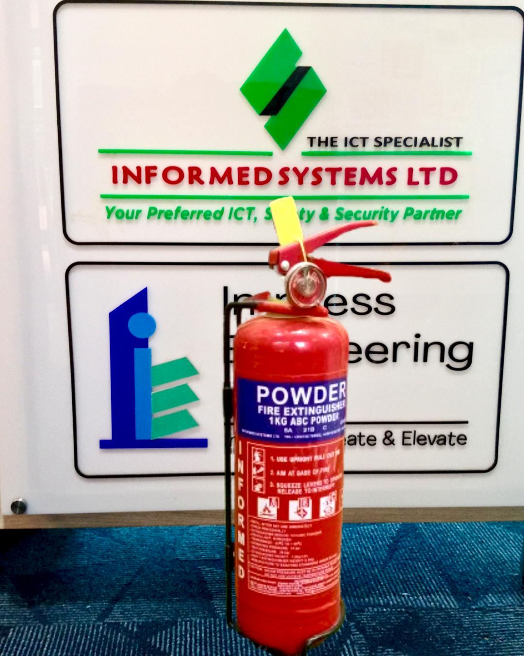 1KG DRY POWDER FIRE EXTINGUISHER