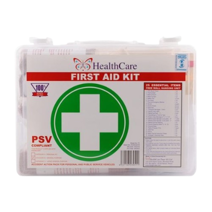 Medium Clear First Aid Kit